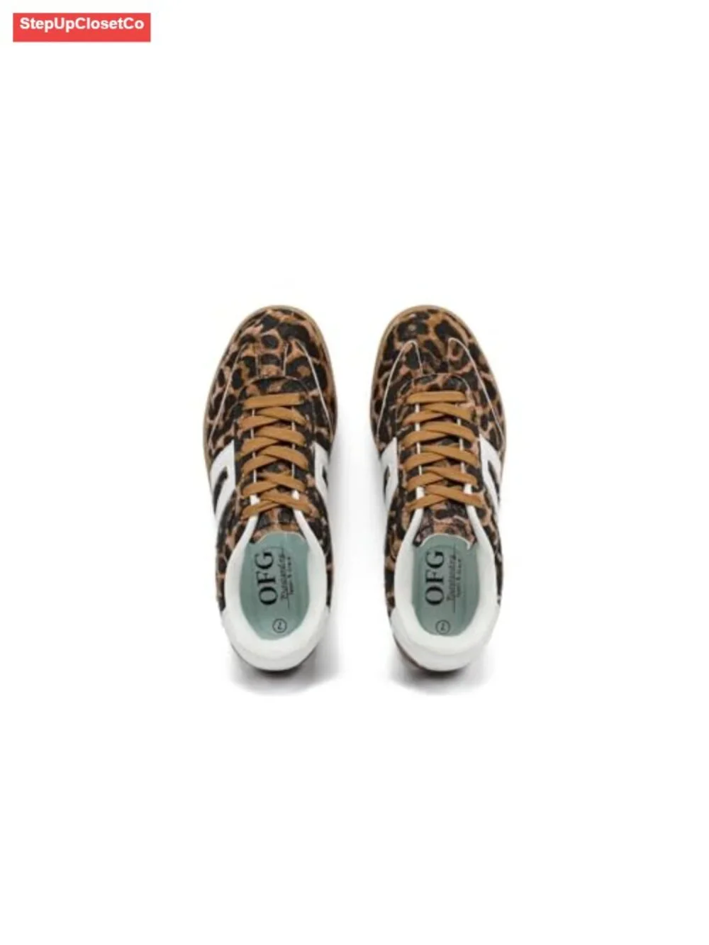 Women's Retro Gum Sole Fashion Sneakers Lace Detail Casual Walking Shoes